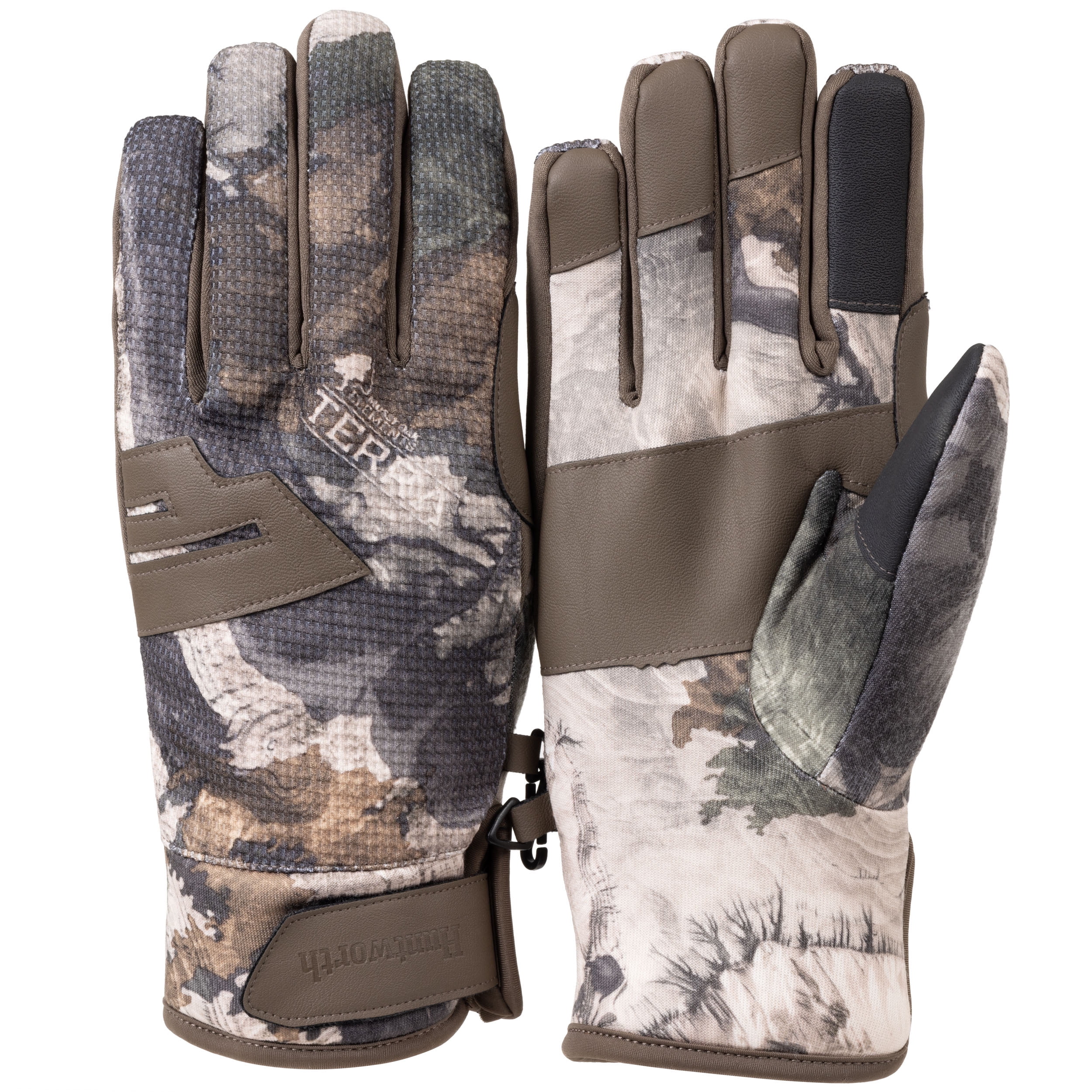 Huntworth Men's Commander Heavyweight Hunting Gloves Mossy Oak Terra