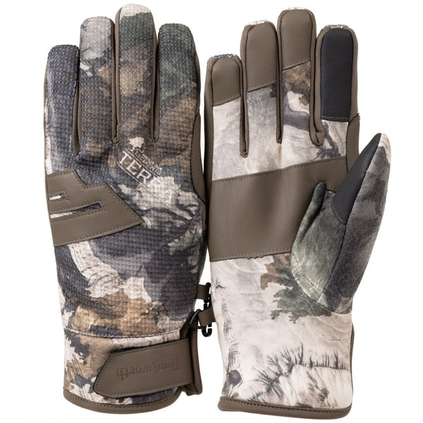 Huntworth Men's Commander Heavyweight Hunting Gloves Mossy Oak Terra