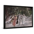 thumbnail image 1 of The Disciples on the Road to Emmaus, Illustration for The Life of Christ, C188496, Framed Art Print Wall Art by James Tissot Sold by Art.Com, 1 of 5