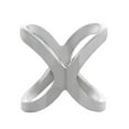 thumbnail image 3 of Clip titular de bufanda Hugo elegante hueco Cruz de seda Plata, 3 of 6