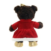 13.5IN Build-a-Bear Santa Girl Bear in Holiday Dress