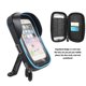 thumbnail image 3 of Bolsa de Marco frontal del teléfono en ciclo, Rotacia de 360 ​​Diseño de Visor Delantero Bag Bike Bike Bolsa Delantera Accesorios Para Bicicletas para, 3 of 7