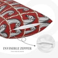 thumbnail image 2 of Plush Throw Pillow Covers, Classic Plaid Cool Horse Head Pillow Cases with Invisible Zipper, Breathable Microfiber Pillow Cases Standard Size for Sleeping Bedroom Sofa Living Room 20x30, 2 of 5