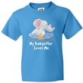 thumbnail image 3 of Inktastic My Babysitter Loves Me Cute Elephants Clouds Moon and Stars Youth T-Shirt, 3 of 5