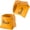Yellow, variant on Flexible Collapsing PU Storage Container Desktop Planner Basket For Daily Use