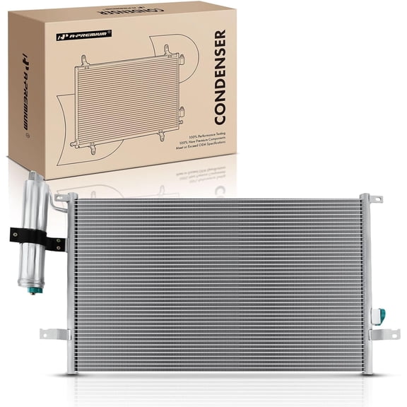 A-Premium Air Conditioning A/C Condenser Compatible with Suzuki Forenza 2004-2008, Reno 2005-2008, L4 2.0L