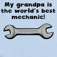 thumbnail image 2 of CafePress - My Grandpa Is The Words Best Mechanic Body Suit - Baby Light Bodysuit, Size Newborn - 24 Months, 2 of 4