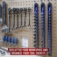 thumbnail image 2 of Precision Defined Support de Douille en Aluminium 3 Pcs Bleu, Clips Robustes 1/4 Pouce x 16, Clips 3/8 Pouce x 16, Clips 1/2 Pouce x 14 Rotation 360, 2 of 5