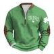 thumbnail image 1 of Blusas y camisas de manga larga con cuello redondo Sudadera con capucha de cuello redondo para hombre Jersey estampado Top de manga larga Blusa de poliéster para hombre, 1 of 2