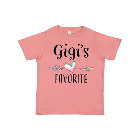 

Inktastic Gigis Favorite- Heart Great Grandchild Gift Toddler Boy or Toddler Girl T-Shirt