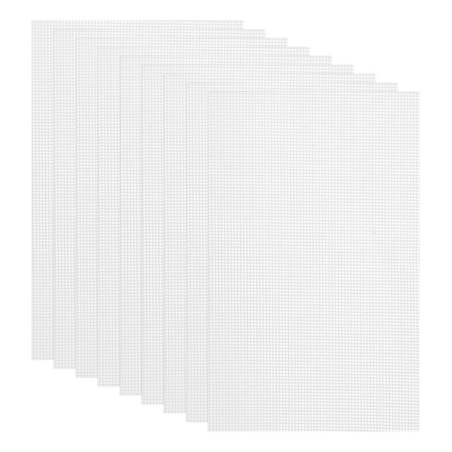 Hoja deshidratadora de silicona Uxcell 13 x 20.9" reutilizable y antiadherente para secar frutas, blanca, 9 piezas