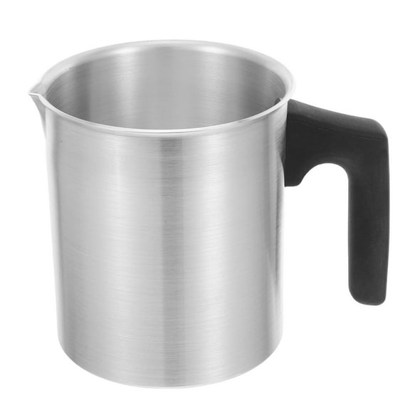 WEUVEB DIY Wax Melting Pot Dripless Spout Aluminum 1Pcs