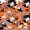 Orange, variant on Manfei Rustic Camouflage Shower Curtain 72Wx72L, Mid Century Camo Shower Curtain 72Wx72L, Khaki
