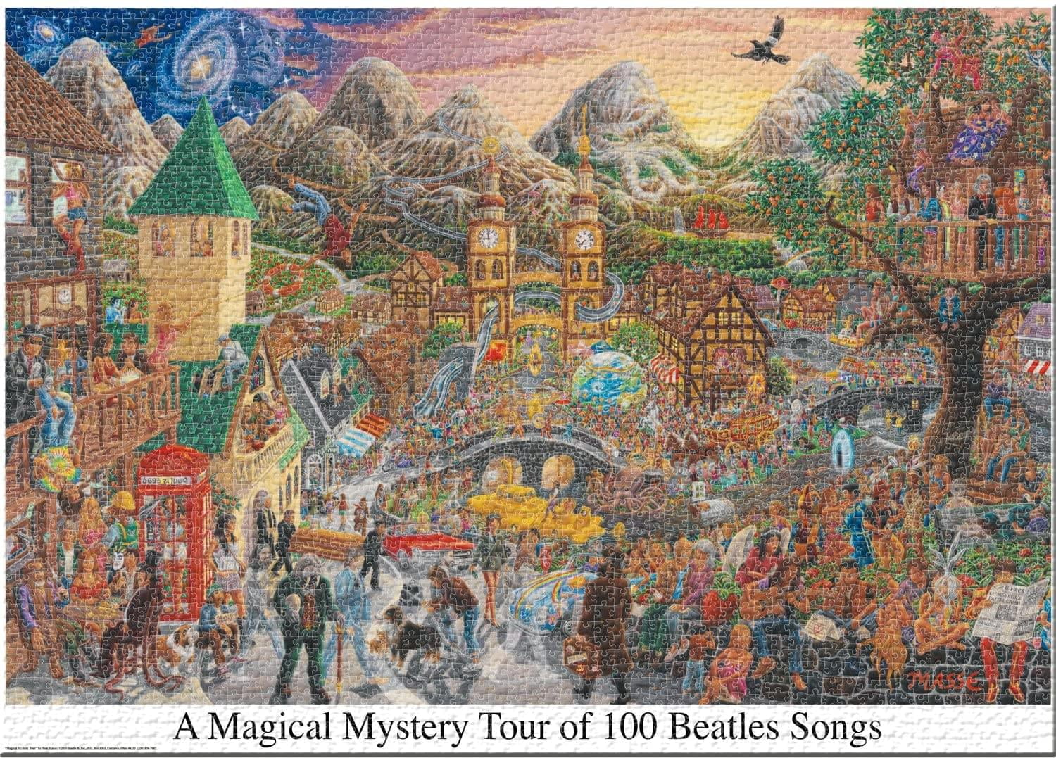 Aquarius Magical Mystery Tour 3000 Piece Jigsaw Puzzle