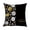 A, variant on Christmas Pillow Cover, Black Gold Light Luxury Reindeer Snowman Cushion Case, Square Soft Fabric Throw Case for Sofa Living Room Decor