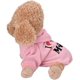 thumbnail image 3 of Ropa para perros/gatos Abrigo cálido con capucha de invierno - Ropa elegante para perros de peluche pequeños (rosa) brillar Electrónica, 3 of 5