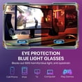 thumbnail image 2 of Gafas de juego Blue Light Glasses Cyxus 8082R01 teñidas de rojo, 2 of 7