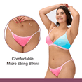 thumbnail image 5 of BLAKE & CO. Women's Micro String Bikini Underwear, 3-Pack, Sizes S-2X, 5 of 6