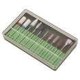 thumbnail image 2 of Jeu de Forets à Ongles, 10pcs Forets à Ongles Outil de Meulage Machine à Vernis à Ongles Conception Simplifiée, 2 of 8