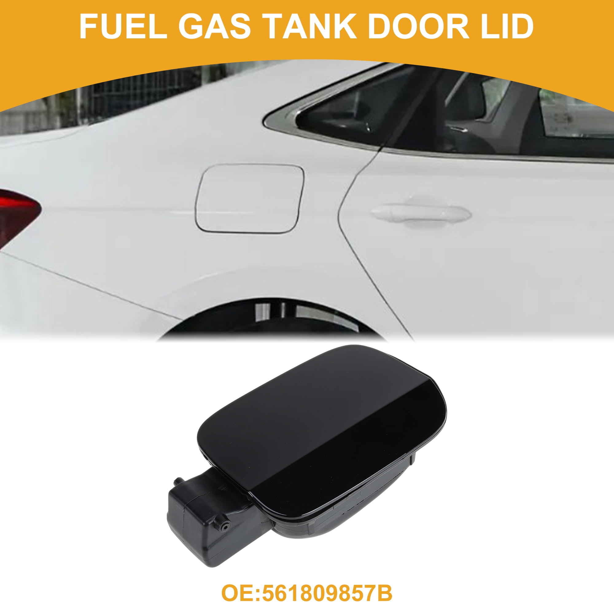 Unique Bargains Fuel Tank Door Cap for Volkswagen Passat 2011-2018 Filler Flap Cover