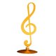 thumbnail image 5 of Adorno de nota musical creativa, escultura de símbolo musical para regalos para el hogar, recuerdos Zulema Nota estatuas, 5 of 7