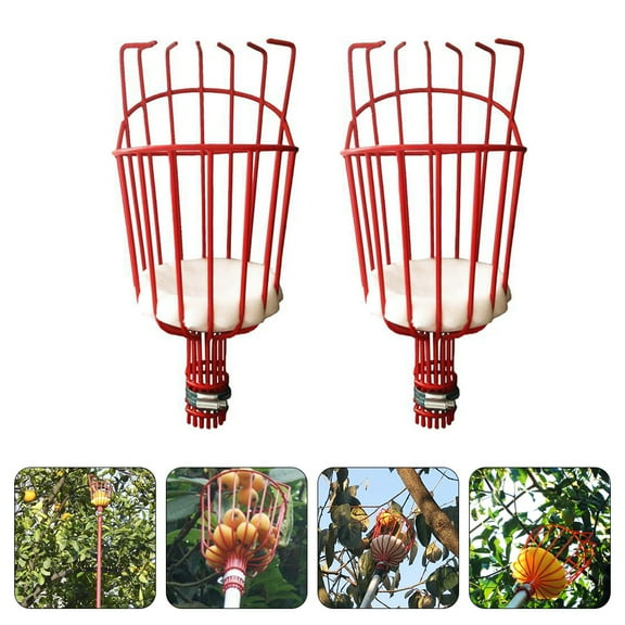 2Pcs Fruit Picking Device Durable Gardening Pear Peach Picking Tool