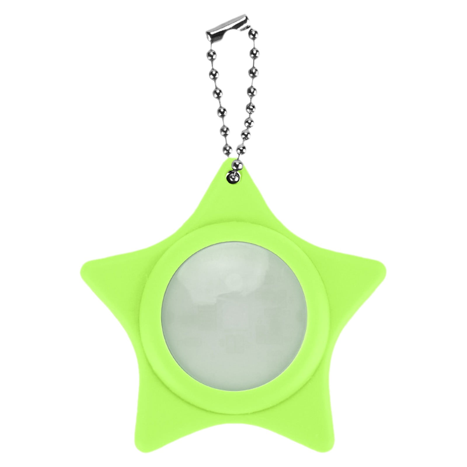 Glow In The Dark Alien Keychain, Black light Keychain, Key Ring 