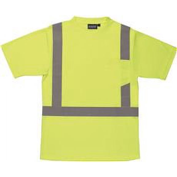 Erb Industries, Inc.  159790 Class 2 Lime T-Shirt Xl -Pack of 2