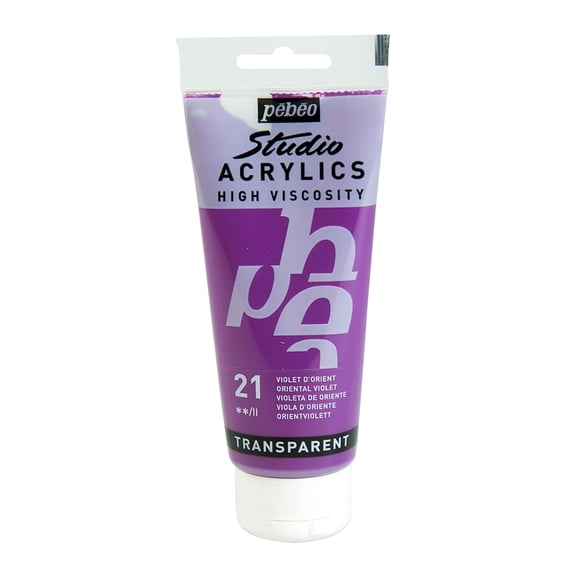 Pebeo Studio Acrylic, 100ml, Oriental Violet