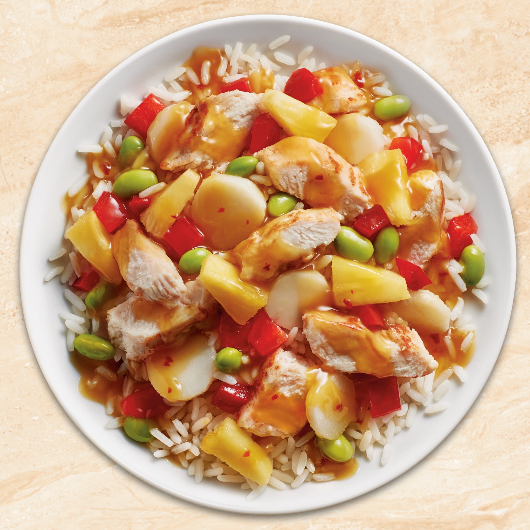 Healthy Choice Cafe Steamers Pineapple Chicken, High Protein Frozen Meal, 9.9 oz. Bowl