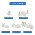 thumbnail image 3 of 40Pcs Nail Screws Wall Hooks Hangers Traceless Photo Hook Multi Function Painting Hanger, 3 of 5
