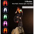 thumbnail image 4 of GFDYREE LED Reflective Running Vest, High Visibility Warning Lights for Runners, Adjustable Elastic Safety Gear Accessories for Men/Women Night Running, Walking, Cycling/Biking, 4 of 7