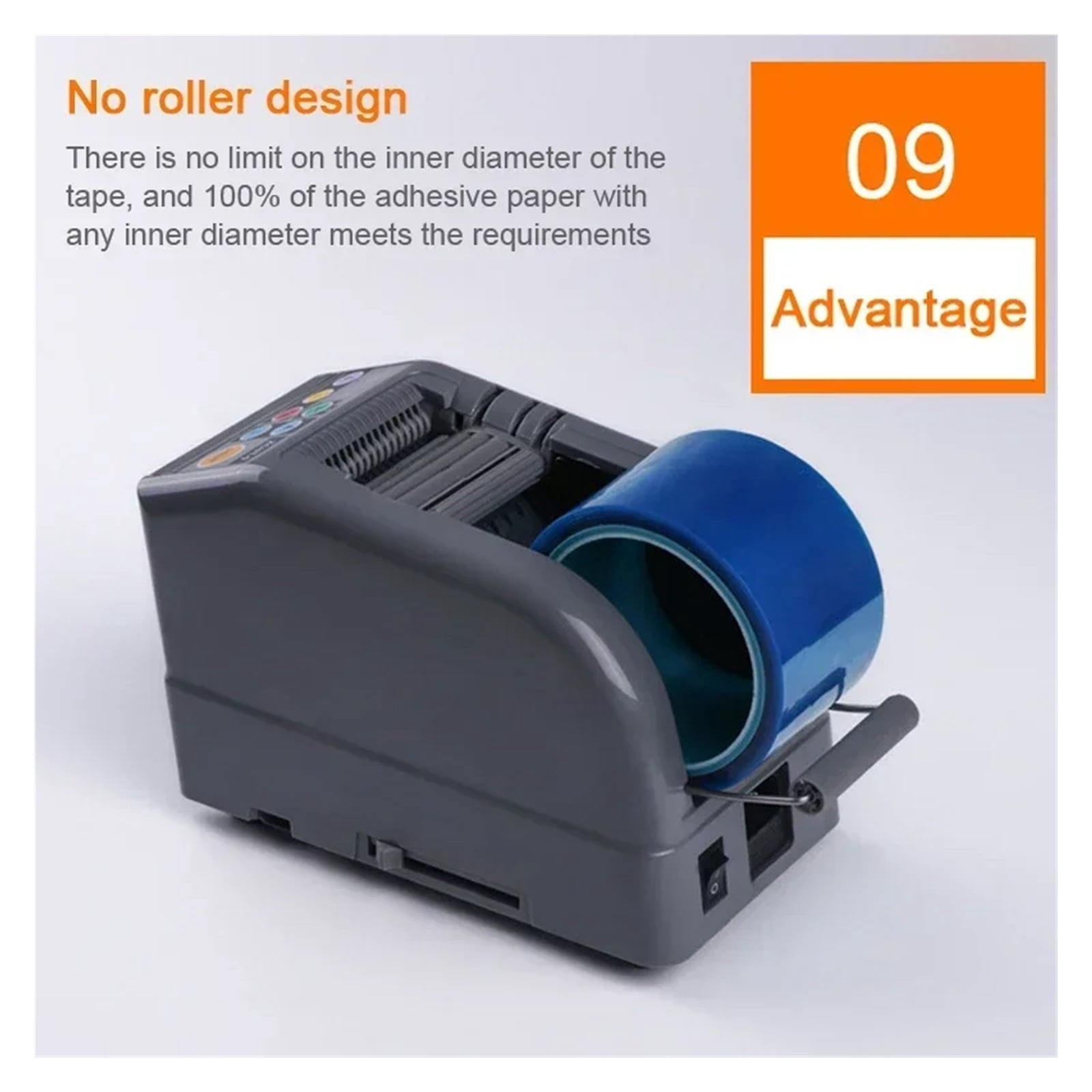 Automatic Tape Dispenser Electric Adhesive Tape Cutting Machine, Double Sided Cutter Packing Machine Adhesive Slitting ,High Efficiency