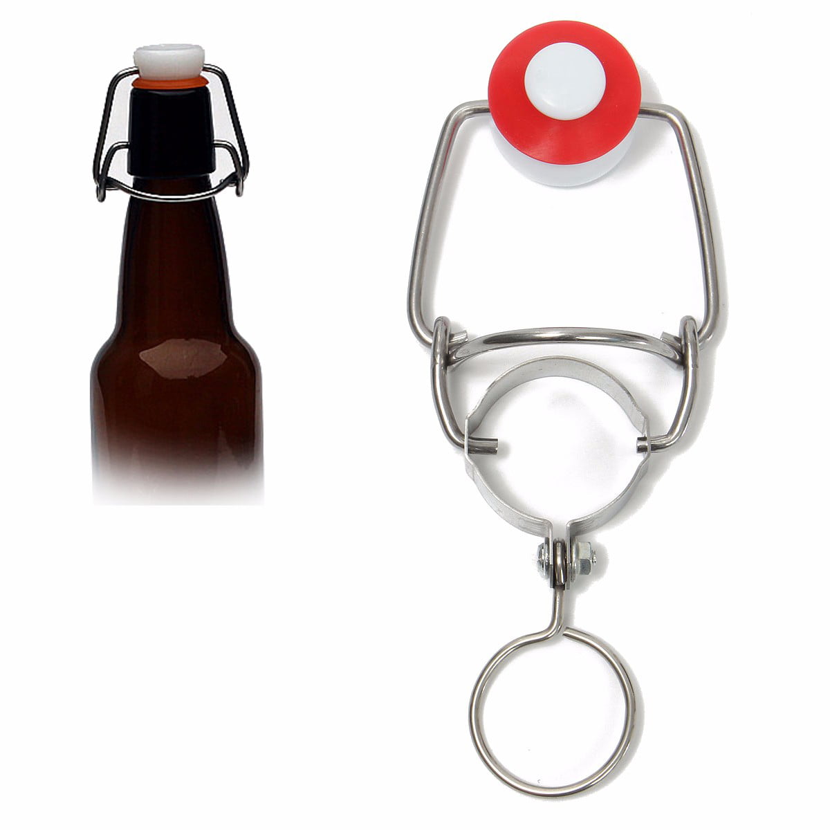 Cap Flip Top Stopper Root Beer Bottles Replacement Swing Tops Home brew BB 