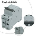 thumbnail image 3 of 2Pole Mini Circuit Breaker for AC Systems Indicator Function 220V/400V, 3 of 8