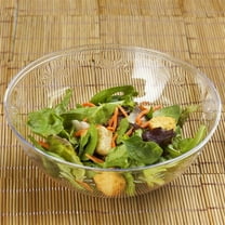 Balsa Circle 4 Pieces 32 oz Disposable Round Plastic Serving Bowls Clear