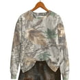thumbnail image 5 of Maplenight Crewneck Sweatshirts for Women Casual Long Sleeve Tops Camo Maple Graphic Shirts Fall Fashion Clothes, 5 of 6
