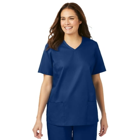 

Comfort Choice Women s Plus Size V-Neck Scrub Top