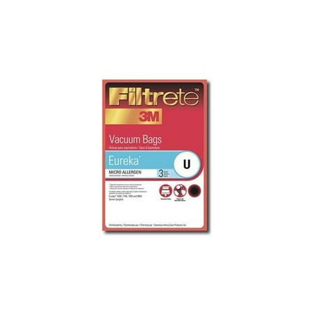 Filtrete VFM67701-V3M Type U Eureka Vacuum Cleaner Replacement Bag