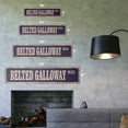 thumbnail image 2 of BELTED GALLOWAY Vintage Aluminum Street Sign belties beef cattle farm farmer rustic metal tin | Indoor/Outdoor |  24" Wide, 2 of 4