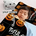 thumbnail image 2 of KAINSY Custom Name Toddler Nap Mat for Preschool , Personalized Halloween Pumpkin Design Nap Mat for Kindergarten Boys Girls, Sleeping Bag with Pillow Blanket - for Daycare, Travel, and Camping, 2 of 8