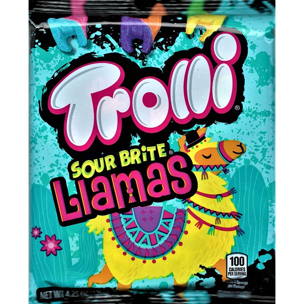 Trolli Sour Brite Llamas Gummi Candy, 4.25 Ounce ( 1 Bag ) Walmart