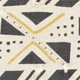 thumbnail image 3 of Surya Binga BGA-001 20 x 20" Square Cotton Pillow Cover in Black/Cream/Mustard, 3 of 5