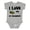 AC-Heather Grey, variant on Grandkids Visit Grandma Honey Bee Boys or Girls Baby Bodysuit