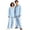 Sky Blue(Plaid), variant on Matching Pjs for Couples Button Down Long Sleeve Sleepwear His and Her Matching Pajamas Plaid Soft Couples Matching Outfits Loungewear Sky Blue L