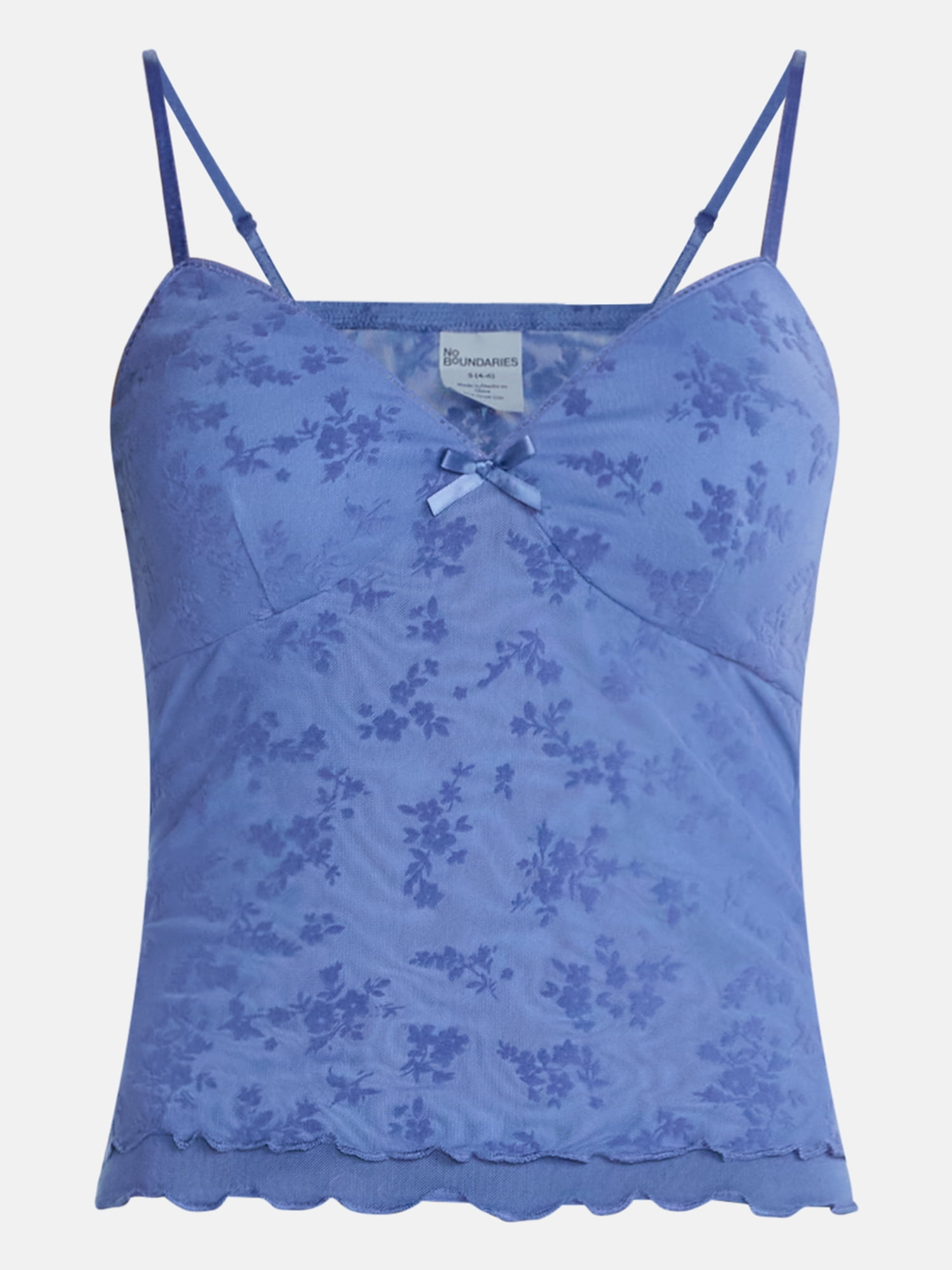 No Boundaries Flocked Tank Top, Women’s XXS-XXL