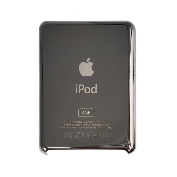 Replacement Back Housing for iPod Nano 3rd Gen 4GB Silver A1236 Shell Back Plate