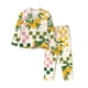 thumbnail image 1 of Balery Fruit Conjunto de Pijama con Estampado para Mujer, Conjunto de Dos Piezas con Manga Larga, Ropa de Dormir Suave con Bolsillos, Pijamas Cómodos-Large, 1 of 7