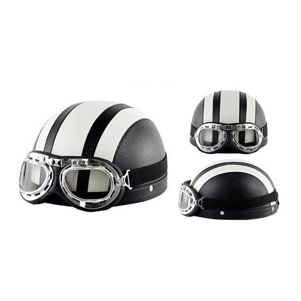 Casque moto avec lunette top