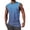 Blue 1, variant on Men Striped Tank Tops Sleeveless Fitness Stripe Printed Tee Shirts Gym Running Undershirts Summer Casual Streetwear